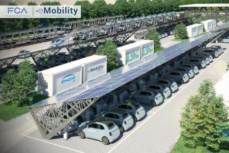 V2G-Projekt von FCA und Engie EPS V2G-Projekt von FCA und Engie EPS