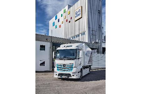Ritter Sport setzt eActros ein Ritter Sport setzt eActros ein
