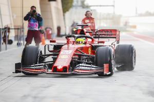 Mick Schumachers erster Formel-1-Test im Ferrari: Beinahe Bestzeit!
