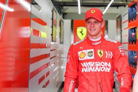 Mick Schumachers erster Formel-1-Test im Ferrari: Beinahe Bestzeit!