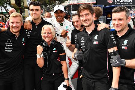 Warum Lewis Hamilton die Pole so intensiv gefeiert hat