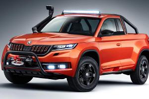Der Skoda Mountiaq ist ein Kodiaq-Pickup mit Haken