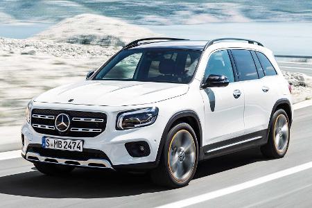 Mercedes GLB: SUV mit bis zu sieben Sitzplätzen Mercedes GLB: SUV mit bis zu sieben Sitzplätzen