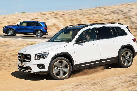 Mercedes GLB: SUV mit bis zu sieben Sitzplätzen