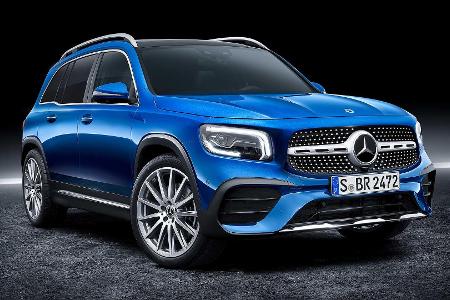 Mercedes GLB: SUV mit bis zu sieben Sitzplätzen