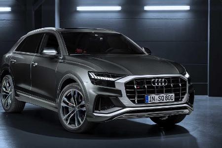 Audi SQ8 TDI: Stärkstes Dieselmodell Europas hat Biturbo-V8 mit 435 PS Audi SQ8 TDI: Stärkstes Dieselmodell Europas hat Biturbo-V8 mit 435 PS