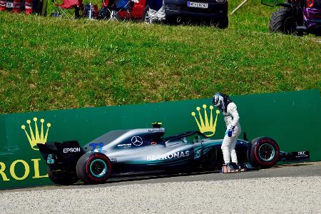 2018 verzeichnete Mercedes in Österreich einen Doppelausfall (Bild: Valtteri Bottas) 2018 verzeichnete Mercedes in Österreich einen Doppelausfall (Bild: Valtteri Bottas)