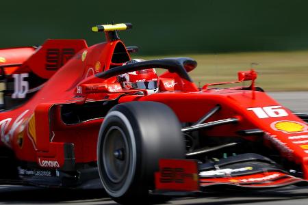 Charles Leclerc sicherte sich die Bestzeit im Freitagstraining in Hockenheim Charles Leclerc sicherte sich die Bestzeit im Freitagstraining in Hockenheim