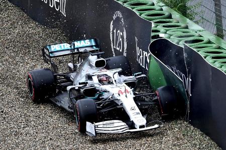 Bei seinem Ausrutscher hatte Hamilton sogar mehr Glück als Charles Leclerc Bei seinem Ausrutscher hatte Hamilton sogar mehr Glück als Charles Leclerc