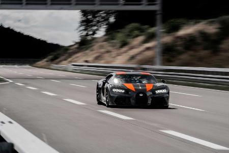 Der Bugatti Chiron SS hätte sogar Tempo 515 geschafft