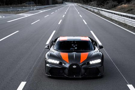 Der Bugatti Chiron SS hätte sogar Tempo 515 geschafft