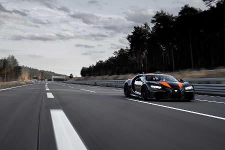 Der Bugatti Chiron SS hätte sogar Tempo 515 geschafft