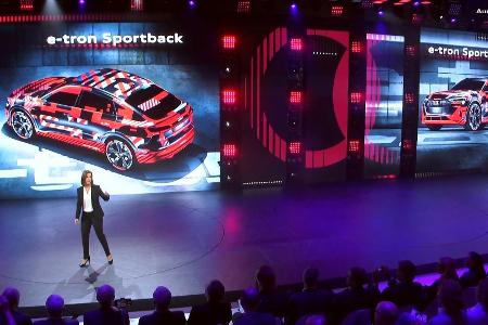 Audi E-Tron Sportback auf der IAA angeteasert, Debüt am 19. November