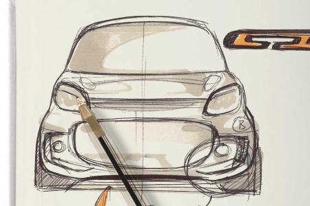 Smart EQ Fortwo Facelift (2019): Erste Skizzen von dem Winzling
