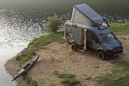 Hymer präsentiert Studie VisionVenture auf Mercedes-Sprinter-Basis