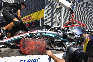 Formel 1 Spa 2019: Lewis Hamilton crasht im Abschlusstraining!