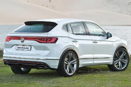 Nächster VW Tiguan (2022) als SUV-Coupé gerendert