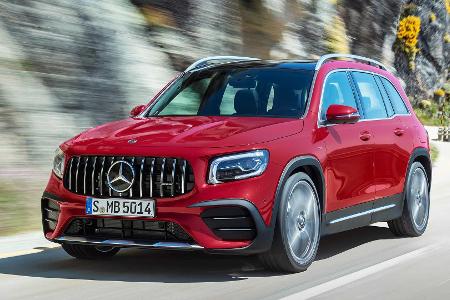 Mercedes-AMG GLB 35 (2019): Siebensitzer mit 306-PS-Turbobenziner