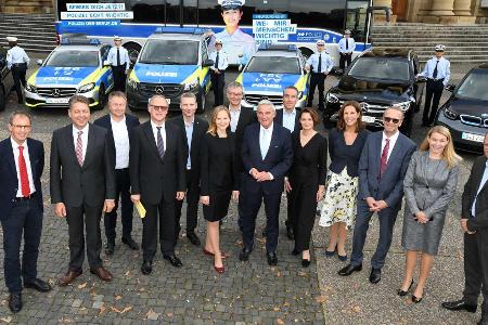 Neue Mercedes-Modelle für die Polizei in Baden-Württemberg Neue Mercedes-Modelle für die Polizei in Baden-Württemberg