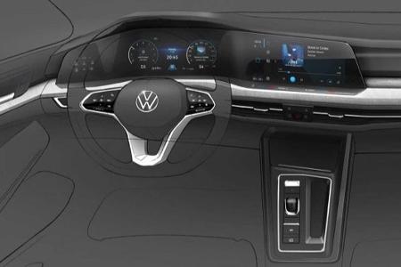 VW Golf 8: Erste offizielle Skizzen