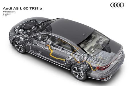 Audi A8 L 60 TFSI e quattro: Plug-in-Hybrid der Oberklasse