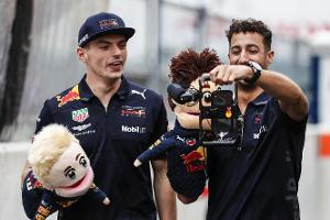 Max Verstappen und Daniel Ricciardo hatten zusammen eine Menge Spaß
