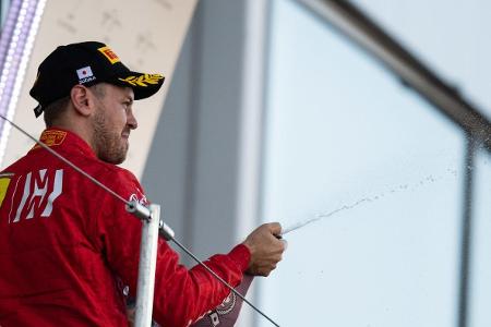 P2 in Suzuka hat Sebastian Vettel nicht gereicht, um im Titelkampf zu bleiben P2 in Suzuka hat Sebastian Vettel nicht gereicht, um im Titelkampf zu bleiben