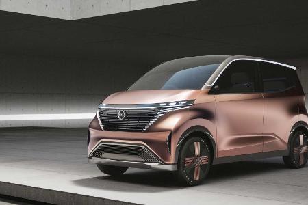 Nissan IMk Concept: Elektro-Kleinstwagen auf der Tokyo Motor Show 2019 Nissan IMk Concept: Elektro-Kleinstwagen auf der Tokyo Motor Show 2019