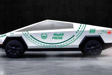 Tesla Cybertruck ergänzt Dubai Police Force Tesla Cybertruck ergänzt Dubai Police Force