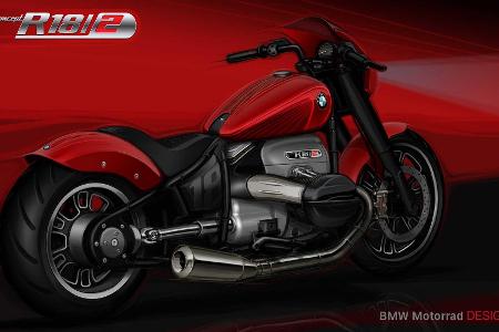 BMW Motorrad Concept R18 /2: Custom-Bike mit fettem Boxer