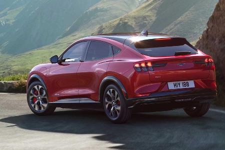 Ford Mustang Mach-E: Elektro-SUV mit bis zu 600 km WLTP-Reichweite