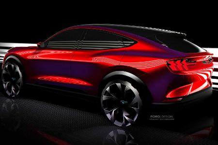 Ford Mustang Mach-E: Elektro-SUV mit bis zu 600 km WLTP-Reichweite