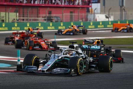 Lewis Hamilton feierte in Abu Dhabi seinen elften Saisonsieg