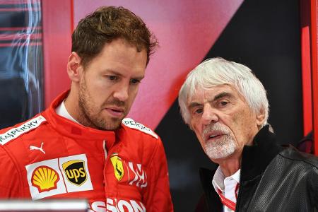 Bernie Ecclestone glaubt nicht, dass Sebastian Vettel noch lange fährt Bernie Ecclestone glaubt nicht, dass Sebastian Vettel noch lange fährt