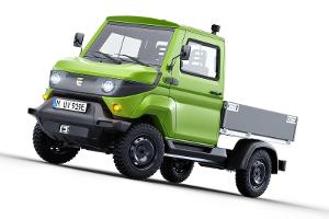 Evum aCar: Neue Optik und neue Fahrzeugklasse für Elektro-Kleinlaster