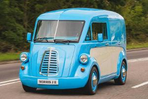 Morris Commercial JE: Elektro-Lieferwagen mit tollem Retro-Design