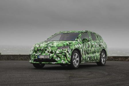 Skoda Enyaq iV: Offizielle Erlkönig-Bilder und Infos zum neuen Elektro-SUV