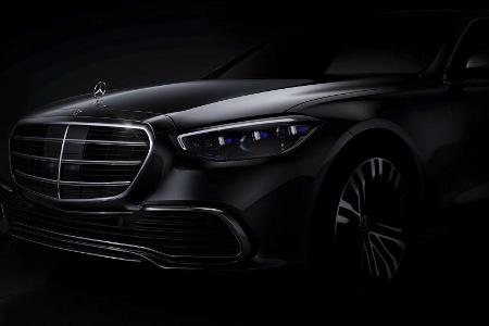 Mercedes S-Klasse W223 (2020): Front-Design in offiziellem Teaser enthüllt Mercedes S-Klasse W223 (2020): Front-Design in offiziellem Teaser enthüllt