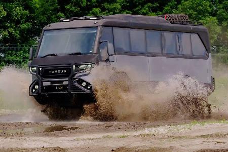 Torsus Praetorian: Ultra-robuster Schwerlast-Bus für extremes Gelände