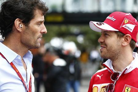 Mark Webber findet, dass Sebastian Vettel ausgelaugt wirkt - von Ferrari? Mark Webber findet, dass Sebastian Vettel ausgelaugt wirkt - von Ferrari?