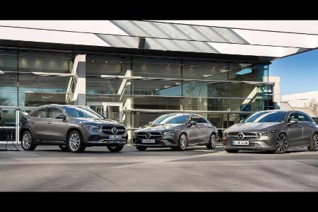 Mercedes CLA 250 e und GLA 250 e mit Plug-in-Hybrid-Antrieb