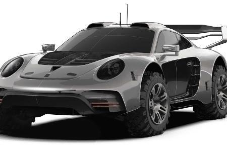 Gemballa teasert heftigen Offroad-Porsche 911
