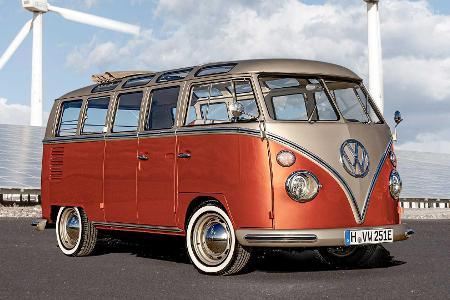 VW e-Bulli: T1 Samba-Bus von 1966 mit modernem Elektroantrieb