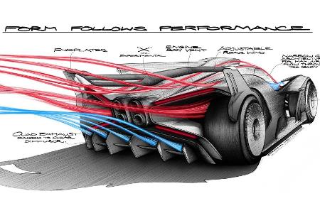 Bugatti Bolide: Extremes Leichtbau-Monster sprengt alle Dimensionen