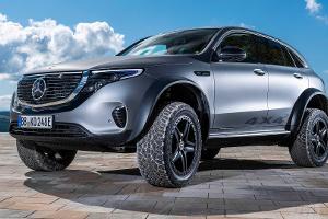 Mercedes EQC 4x4²: Elektroauto als Gelände-Tier mit Portalachsen