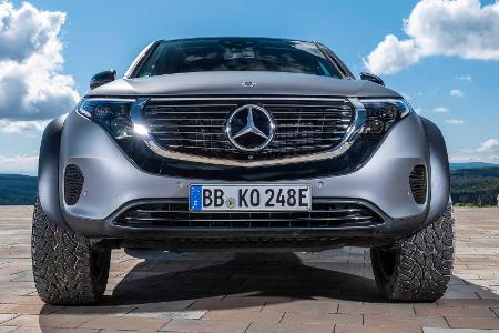 Mercedes EQC 4x4²: Elektroauto als Gelände-Tier mit Portalachsen