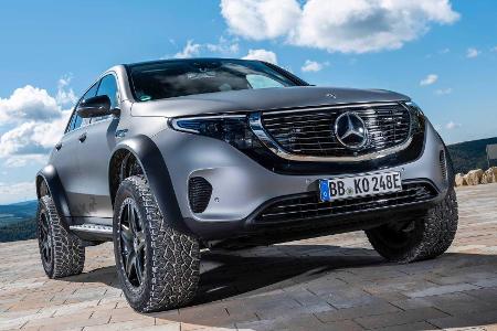 Mercedes EQC 4x4²: Elektroauto als Gelände-Tier mit Portalachsen