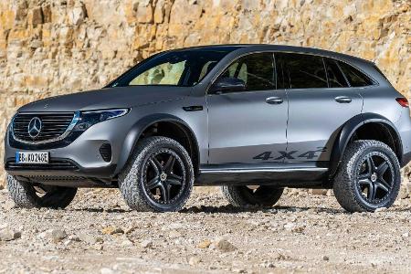 Mercedes EQC 4x4²: Elektroauto als Gelände-Tier mit Portalachsen