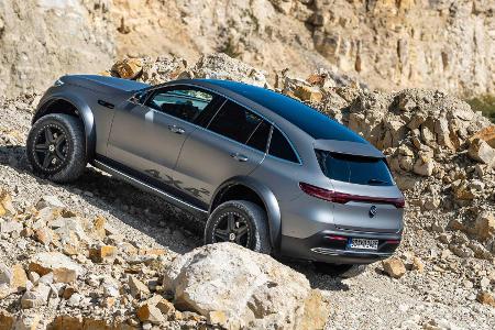 Mercedes EQC 4x4²: Elektroauto als Gelände-Tier mit Portalachsen