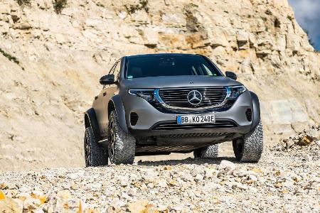 Mercedes EQC 4x4²: Elektroauto als Gelände-Tier mit Portalachsen
